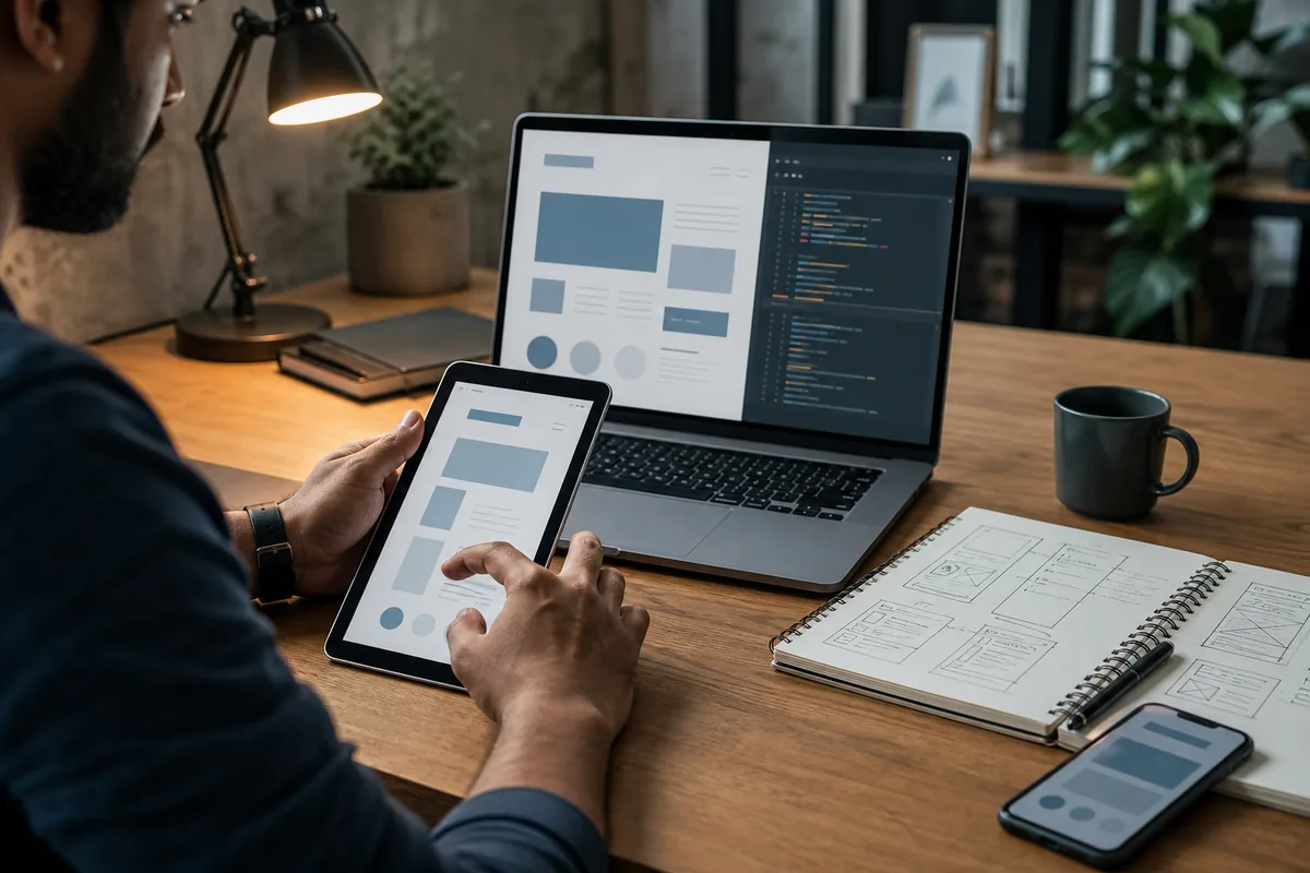 Editorial photograph illustrating What Makes a High-Performance Business Website
