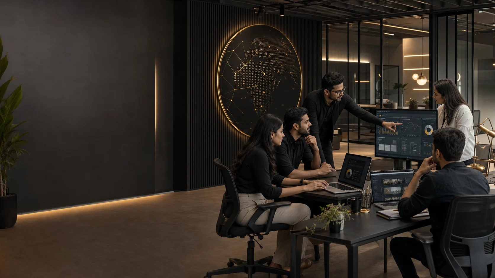The Webfix digital marketing and website development team in Indore